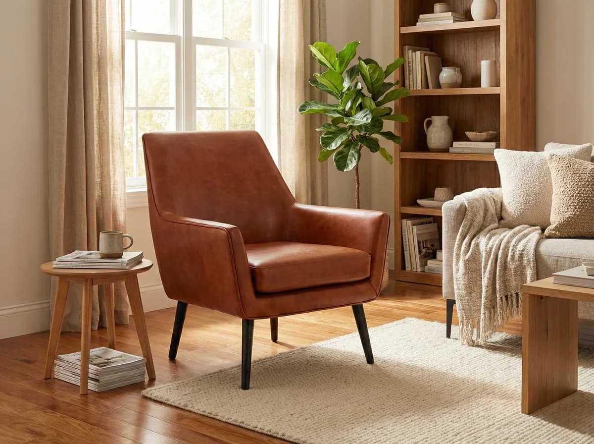 AI-generated lifestyle furniture scene